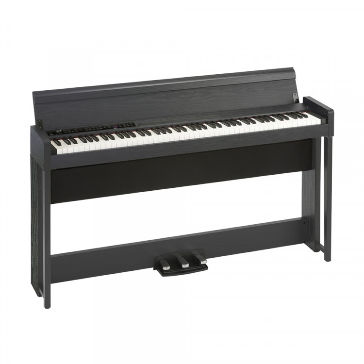 KORG C1 Air 88鍵 掀蓋式電鋼琴 木紋黑色